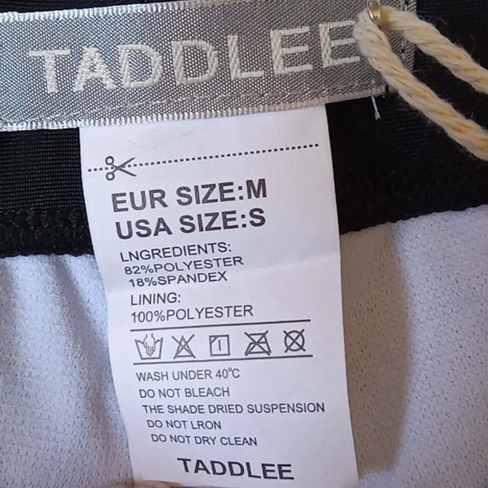 Taddlee Men Swim Brief Boxer Shorts Black Surf Board Shorts Trunks Size S